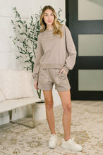 Load image into Gallery viewer, A Little Bit of Comfort Embroidered Top and Bottom Set in Taupe
