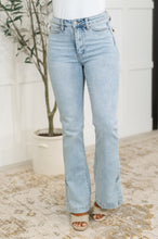 Load image into Gallery viewer, Alexis High Rise Control Top Slit Hem Slim Bootcut Jeans
