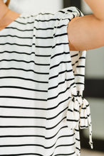 Load image into Gallery viewer, All Lined Up Dolman Sleeve Top in Black Ivory
