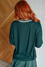 Load image into Gallery viewer, All Out Comfort V-Neck Pullover in Midnight Green
