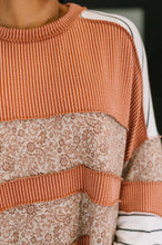 Load image into Gallery viewer, All Over the Place Color Block Relaxed Pullover
