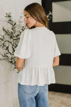 Load image into Gallery viewer, PREORDER: Balloon Sleeve Bow Blouse in Ivory
