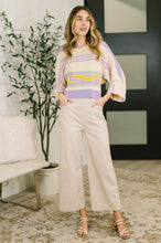 Load image into Gallery viewer, Barely Justified Striped Dolman Sleeve Top
