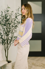 Load image into Gallery viewer, Barely Justified Striped Dolman Sleeve Top
