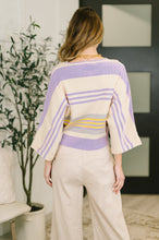 Load image into Gallery viewer, Barely Justified Striped Dolman Sleeve Top
