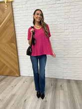 Load image into Gallery viewer, Basically Flowing Dolman Sleeve Top in Hot Pink
