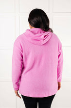 Load image into Gallery viewer, Basically My Favorite Hooded Pullover in Bright Mauve
