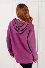 Load image into Gallery viewer, Basically My Favorite Hooded Pullover in Light Plum
