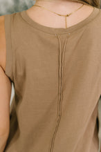 Load image into Gallery viewer, Blank Slate Scoop Neck Tank Dress in Mocha

