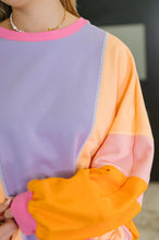Load image into Gallery viewer, Blockbuster Color Block Pullover in Muted
