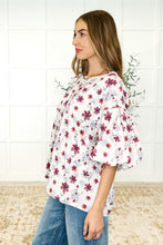 Load image into Gallery viewer, Blossom Breeze Balloon Sleeve Blouse
