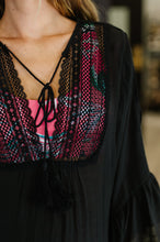 Load image into Gallery viewer, Boheme Bay Swim Cover Up in Black
