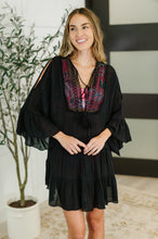 Load image into Gallery viewer, Boheme Bay Swim Cover Up in Black
