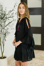 Load image into Gallery viewer, Boheme Bay Swim Cover Up in Black
