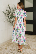 Load image into Gallery viewer, PREORDER: Boho V-Neck Balloon Sleeve Dress in Floral Print
