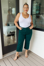 Load image into Gallery viewer, Briar High Rise Control Top Wide Leg Crop Jeans in Teal
