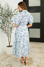 Load image into Gallery viewer, Budding Romance Collared Button-Down Dress
