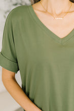 Load image into Gallery viewer, Buttery Soft V-Neck Bike Short Set in Light Olive
