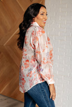 Load image into Gallery viewer, Call Me Back Sheer Floral Button Up Blouse
