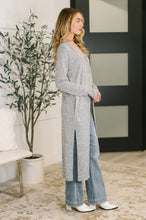 Load image into Gallery viewer, Call Me Wonderful Longline Cardigan in Grey
