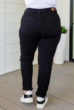 Load image into Gallery viewer, Carmen Double Cuff Joggers in Black
