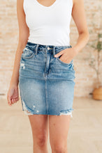 Load image into Gallery viewer, Carol High Rise Rigid Magic Denim Skirt
