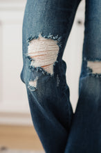 Load image into Gallery viewer, Cassandra High Rise Control Top Distressed Flare Jeans
