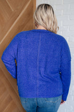 Load image into Gallery viewer, Casual Tuesday Ribbed Knit Sweater in Bright Blue
