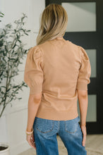 Load image into Gallery viewer, Casually Classy Puff Sleeve Blouse in Brush
