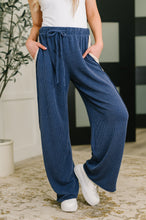 Load image into Gallery viewer, Certified Chiller Contrast Stripe Straight Leg Bottoms in Navy
