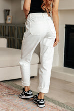 Load image into Gallery viewer, Charlene High Rise Contrast Thread Jogger in Ecru
