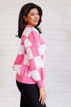 Load image into Gallery viewer, Check Yourself Checkered Sweater in Pink
