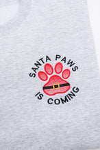 Load image into Gallery viewer, PREORDER: Santa Paws Embroidered Sweatshirt
