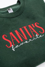 Load image into Gallery viewer, PREORDER: Santa&#39;s Favorite Embroidered Sweatshirt
