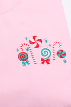 Load image into Gallery viewer, PREORDER: Christmas Candy Embroidered Sweatshirt
