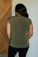 Load image into Gallery viewer, Classic Surplice Front Top in Olive
