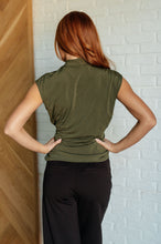 Load image into Gallery viewer, Classic Surplice Front Top in Olive
