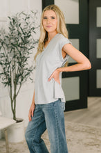 Load image into Gallery viewer, Classic Timeless V-Neck Tee in Pearl Grey
