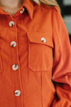 Load image into Gallery viewer, Clever in Corduroy Shirt Dress
