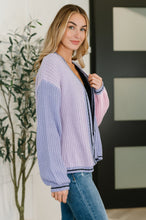 Load image into Gallery viewer, Coffee Date Color Block Cardigan
