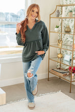 Load image into Gallery viewer, She's Not Wrong Hooded V-Neck Pullover
