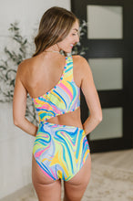 Load image into Gallery viewer, Corfu Marble Cutout Swimsuit
