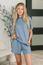Load image into Gallery viewer, Couldn't Help It Melange Set in Light Navy
