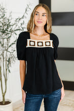 Load image into Gallery viewer, Craft Night Crochet Detail Top
