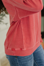 Load image into Gallery viewer, Daily Ease Mineral Wash Pullover in Ruby

