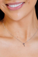 Load image into Gallery viewer, Dainty Silver Cross Necklace
