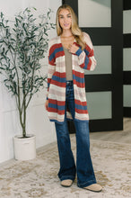 Load image into Gallery viewer, Definitely Dapper Striped Knit Cardigan
