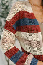 Load image into Gallery viewer, Definitely Dapper Striped Knit Cardigan
