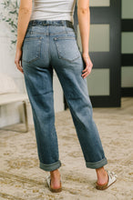 Load image into Gallery viewer, Doris Mid Rise Boyfriend with Adjustable Back Tab + Hollywood WB
