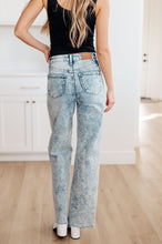 Load image into Gallery viewer, Dory High Waist Mineral Wash Raw Hem Wide Leg Jeans
